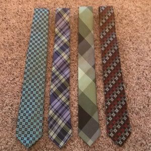 Mens Tie Bundle of 4